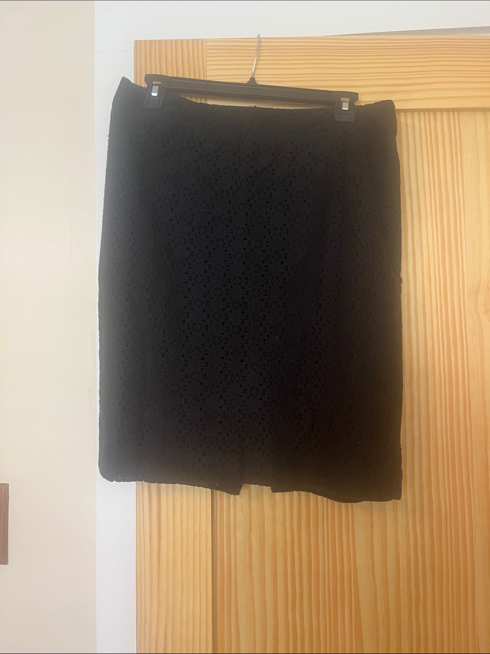 Banana Republic Black Lace Pencil Skirt